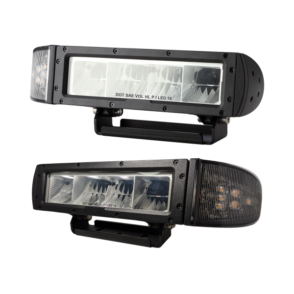 UNI BOND LED AUTO HEATED SNOW PLOW LIGHTS SAE DOT COMPLIANT LED HEADL
