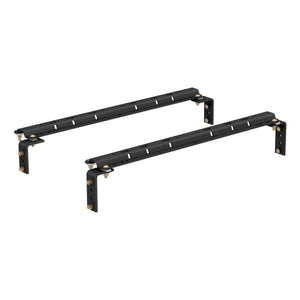 CURT UNIVERSAL 5TH WHEEL BASE RAILS, 25K (CARBIDE BLACK) - 16200