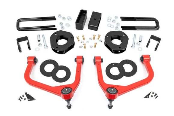 Rough Country 3.5 Inch Lift Kit - 19-24 Chevy/GMC 1500 with Adaptive Ride Control - 29601RED