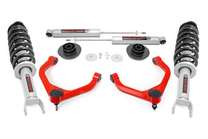 Rough Country 3.5 Inch Lift Kit - N3 Struts/N3 Shocks/Red UCAs - 19-25 Ram 1500 - 31431RED