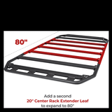 Go Rhino SRM300 40" Long x 40" Wide Flat Platform Roof Rack - 5933040T