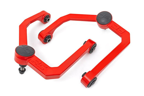 Rough Country Red Forged Upper Control Arms - 04-24 Nissan Titan with 2-3