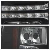SPYDER PROJECTOR/DRL HEADLIGHTS | SILVERADO 1500 07-13 VERSION 2