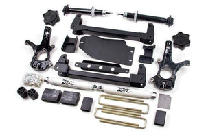 ZONE OFFROAD 4.5" SUSPENSION SYSTEM W/ NITRO SHOCKS & FRONT LIFT STRUTS| 2007-2013 SILVERADO/SIERRA 1500 4WD - C8N
