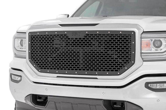 ROUGH COUNTRY MESH GRILLE | 2016-2018 GMC SIERRA 1500 - 70156