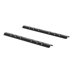 CURT UNIVERSAL 5TH WHEEL BASE RAILS, 25K (GLOSS BLACK) - 16104