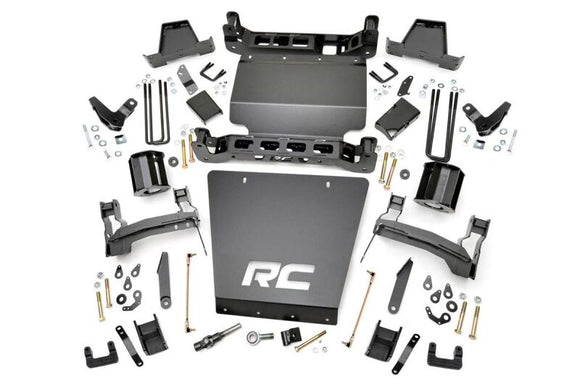 ROUGH COUNTRY 7 INCH LIFT KIT | 14-18 SIERRA 1500 DENALI 4WD W/MAGNERIDE | ALUMINUM/STAMPED STEEL - 17600