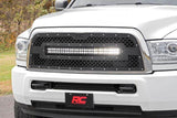 ROUGH COUNTRY MESH GRILLE W/30" DUAL ROW BLACK SERIES LED LIGHT BAR | 2013-2018 DODGE RAM 2500/3500 - 70152