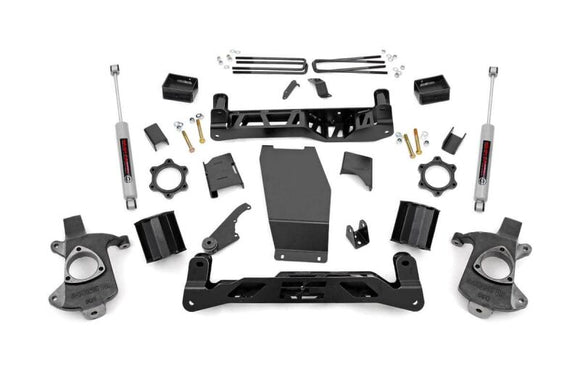 ROUGH COUNTRY 5 INCH LIFT KIT | CAST STEEL | SILVERADO/SIERRA 1500 (14-18) - 22330