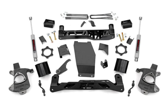 ROUGH COUNTRY 5 INCH LIFT KIT | ALUM/STAMP STEEL | SILVERADO/SIERRA 1500 (14-18) - 22431