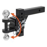 CURT ADJUSTABLE MULTIPURPOSE BALL MOUNT (2IN. SHANK; 2IN./2-5/16IN. BALLS) - 45049