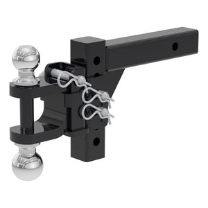 CURT ADJUSTABLE MULTIPURPOSE BALL MOUNT (2IN. SHANK; 2IN./2-5/16IN. BALLS) - 45049