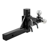 CURT ADJUSTABLE TRI-BALL MOUNT (2IN. SHANK; 1-7/8IN.; 2IN./2-5/16IN. BALLS) - 45799