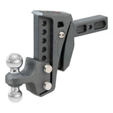 CURT REBELLION XD ADJUSTABLE CUSHION HITCH (2IN. SHANK; 2IN & 2-5/16IN. BALLS; 15K) - 45951