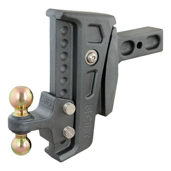 CURT REBELLION XD ADJUSTABLE CUSHION HITCH (2-1/2IN. SHANK; 2IN & 2-5/16IN. BALLS; 20K - 45955