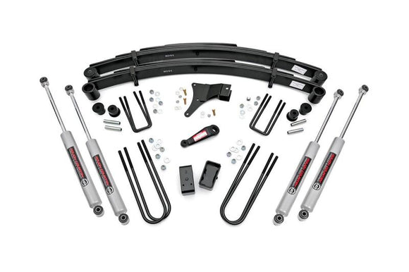 ROUGH COUNTRY 4 INCH LIFT KIT | FORD F-350 4WD (1986-1997) - 4918630