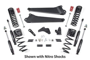 ZONE 5.5" RADIUS ARM SUSPENSION LIFT KIT w/NITRO SHOCKS | 2014-2018 RAM 2500 4WD GAS ONLY - D69N