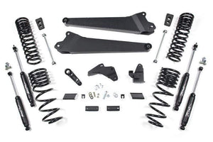 ZONE 6.5" RADIUS ARM SUSPENSION LIFT KIT w/NITRO SHOCKS | 2014-2018 RAM 2500 4WD - D58N