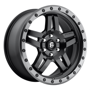 FUEL ANZA D557 1PC 18X9 6X139.7 MATTE BLACK & GUN METAL 19MM - D55718908457