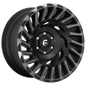 FUEL CYCLONE D683 1PC 18X9 6X139.7 MATTE BLACK & DOUBLE DARK TINT -12MM - D68318908445