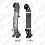 MBRP 3" Turbo Down Pipe, 2011-2015 Silverado/Sierra 6.6L Duramax - GM8427