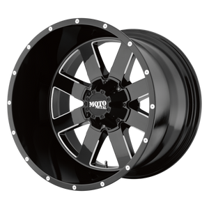 MOTO METAL MO962 22X10 5X5.0/5X5.5 GLOSS BLACK & MILLED -18MM - MO96222035318N