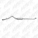 MBRP ARMOR LITE CATBACK ALUMINIZED EXHAUST SYSTEM - 03-06 SILVERADO/SIERRA 1500 4.8L/5.3L - S5014P