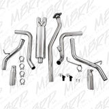 MBRP ARMOR PLUS CATBACK STAINLESS EXHAUST SYSTEM - 03-06 SILVERADO/SIERRA 1500 4.8L/5.3L - S5018409