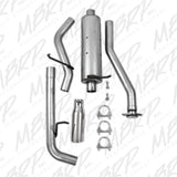 MBRP 2.5" Cat Back, Single Side, AL, 2004-2012 Colorado/Canyon 2.8/2.9/3.5/3.7L EC/CC-SB - S5046AL