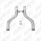 MBRP 3" H-Pipe 2011-2014 Ford Mustang GT 5.0L T409 Stainless Steel, Retains Factory Cats - S7263409