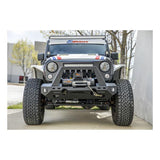 ARIES TRAILCHASER ALUMINUM FRONT BUMPER CORNERS WITH LEDS | 2007-2018 JEEP WRANGLER JK