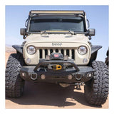 ARIES TRAILCHASER STEEL FRONT BUMPER (OPTION 3) | 2007-2018 JEEP WRANGLER JK - 2082056