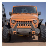 ARIES TRAILCHASER ALUMINUM FRONT BUMPER (OPTION 1) | 2007-2018 JEEP WRANGLER JK - 2082046