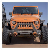 ARIES TRAILCHASER ALUMINUM FRONT BUMPER (OPTION 1) | 2007-2018 JEEP WRANGLER JK