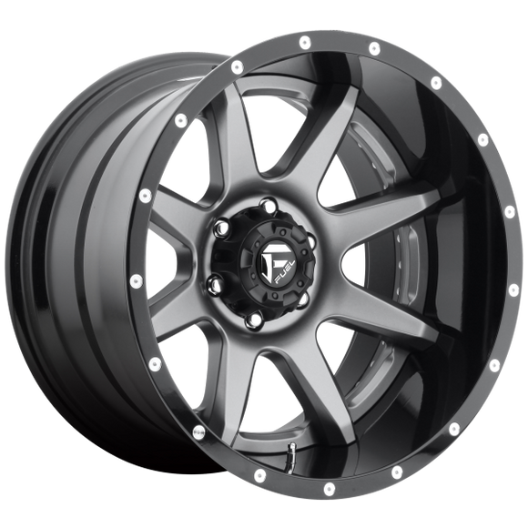 FUEL OFFROAD RAMPAGE 2PC D238 22X12 8X6.5 MT-GNMTL-BL -44MM - D23822208247