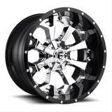 FUEL ASSAULT 2PC D246 22X10 8X6.5 CHR-PLATED-GBL -13MM - D24622008250