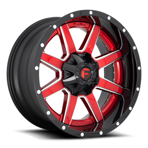 FUEL MAVERICK 2PC D250 20X10 6X135/6X139.7 GL-RED -19MM - D25020009847