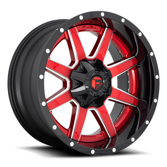 FUEL MAVERICK 2PC D250 20X10 6X135/6X139.7 GL-RED -19MM - D25020009847