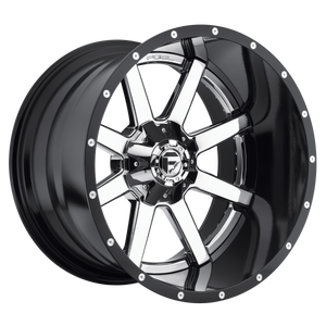 FUEL MAVERICK 2PC D260 20X10 8X170 CHR-PLATED-GBL -19MM - D26020001747