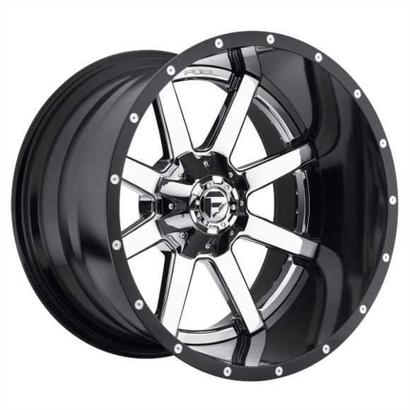 FUEL MAVERICK 2PC D260 20X10 8X170 CHR-PLATED-GBL -19MM - D26020001747