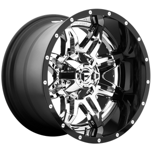 FUEL OFFROAD LETHAL 2PC D266 20X10 6X135/6X139.7 CHR-PLATED-GBL -19MM - D26620009847