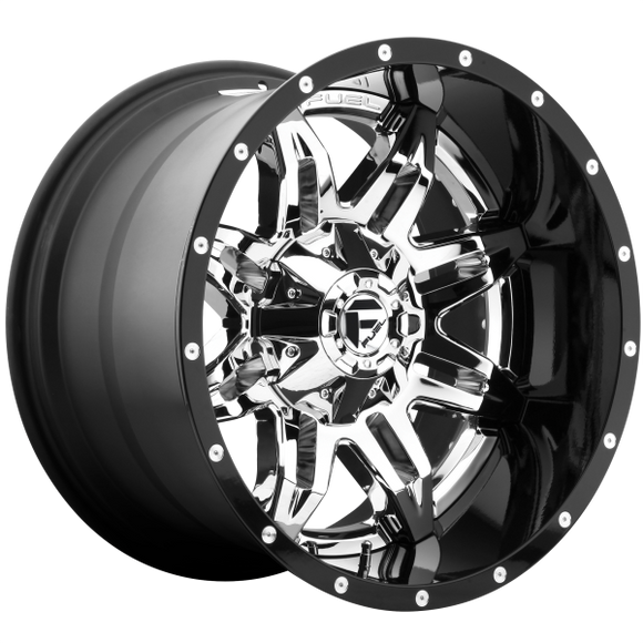 FUEL OFFROAD LETHAL 2PC D266 20X10 6X135/6X139.7 CHR-PLATED-GBL -19MM - D26620009847