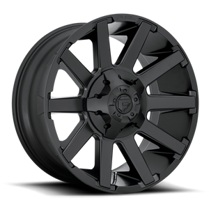 FUEL CONTRA 1PC D437 20X9 6X135/6X139.7 SATIN-BLK 02MM - D43720909849