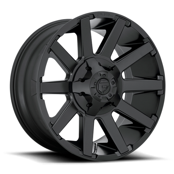 FUEL CONTRA 1PC D437 20X9 6X135/6X139.7 SATIN-BLK 02MM - D43720909849