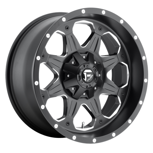 FUEL BOOST D534 1PC 20X9 6X135/6X139.7 MATTE BLACK & MILLED 20MM - D53420909857