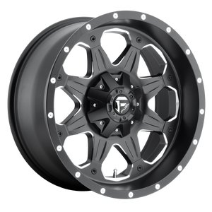 FUEL BOOST D534 1PC 18X9 6X135/6X139.7 MATTE BLACK & MILLED 20MM - D53418909857