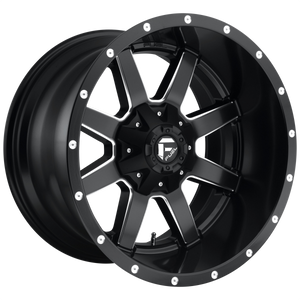 FUEL MAVERICK D538 1PC 20X9 8X6.5 MATTE BLACK & MILLED 01MM - D53820908250