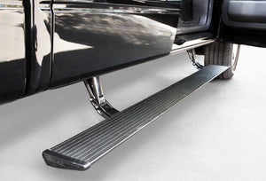 AMP RESEARCH POWERSTEP PLUG & PLAY RUNNING BOARDS | 2015-2020 F150 EXT CAB - 76151-01A