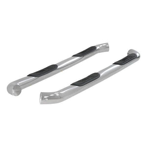 ARIES 3" ROUND STAINLESS STEEL RUNNING BOARDS | 07-18 SILVERADO/SIERRA 1500/2500/3500 DBL/EXT CAB - 204046-2