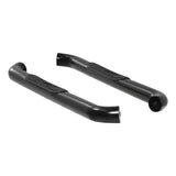 ARIES 3" ROUND BLACK RUNNING BOARDS | 2007-2018 CHEVY/GMC 1500/2500/3500 REG CAB - 204048